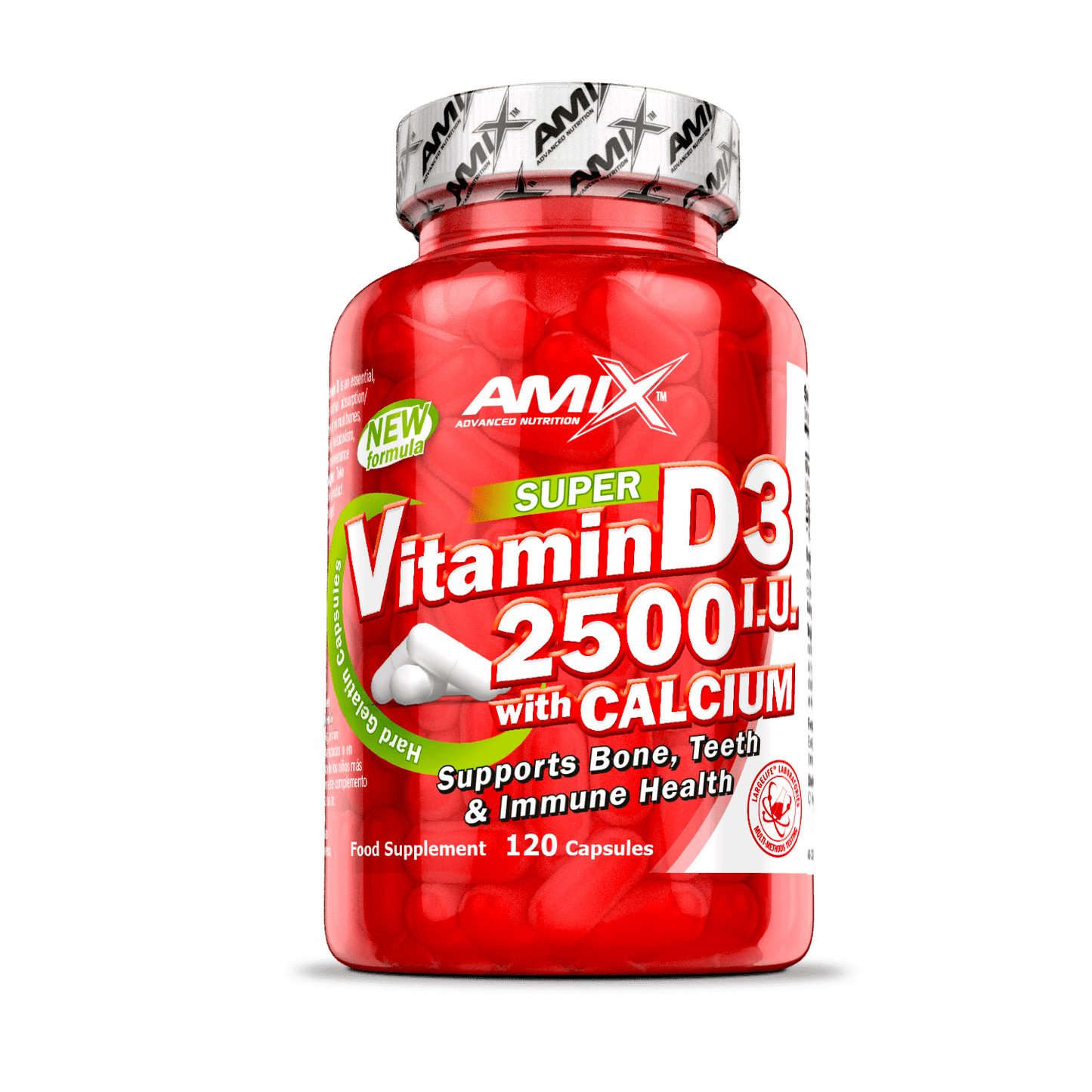 VITAMIN D3 2500 IU with Calcium 120 Caps