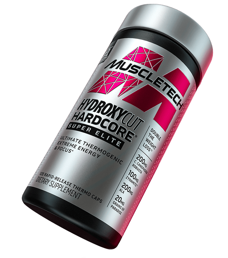 Pack Hydroxycut Hardcore Super Élite Muscletech 100 caps