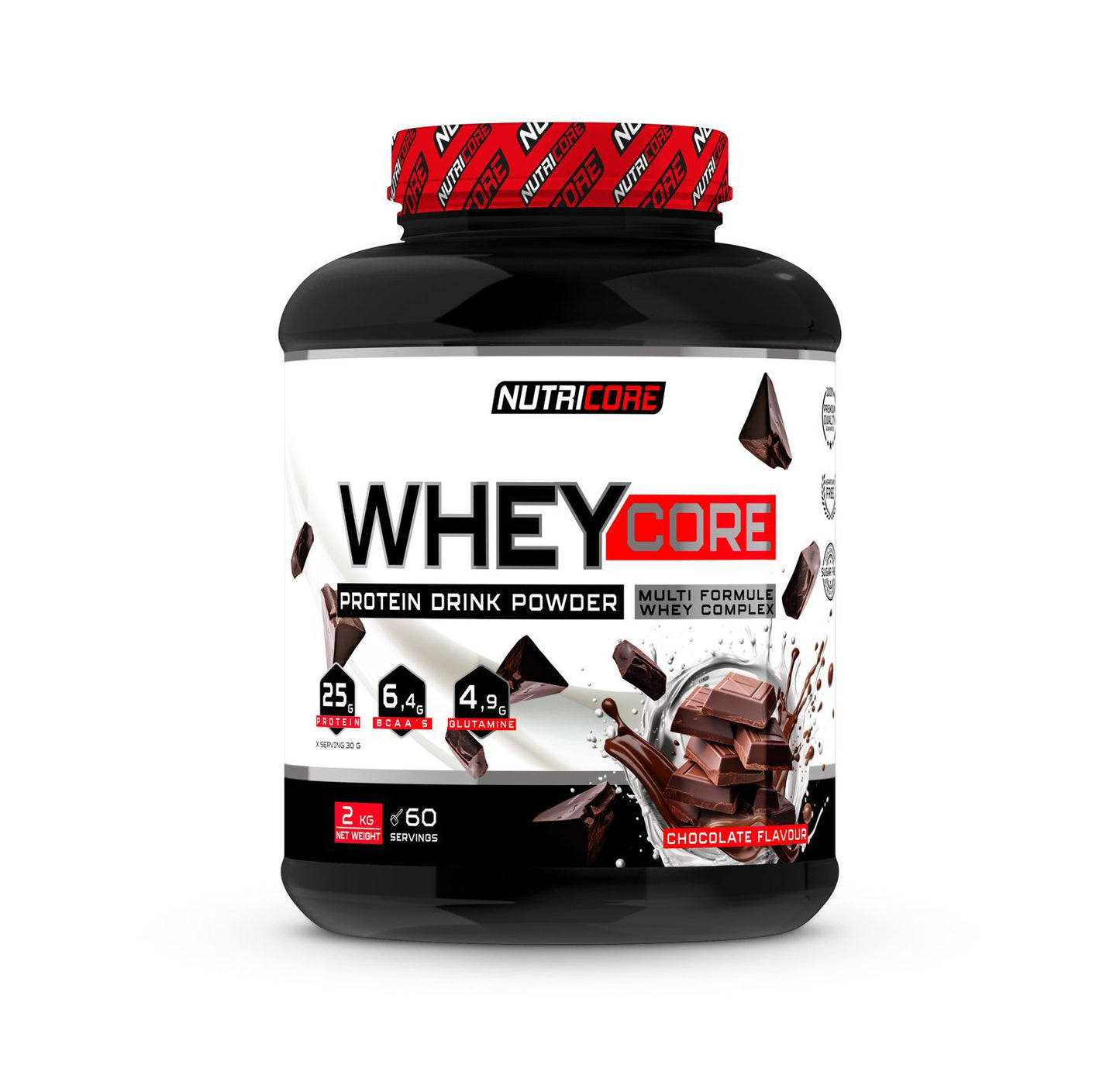 Pack Proteína Whey 2kg + Creatina 200 Mesh 500g NUTRICORE