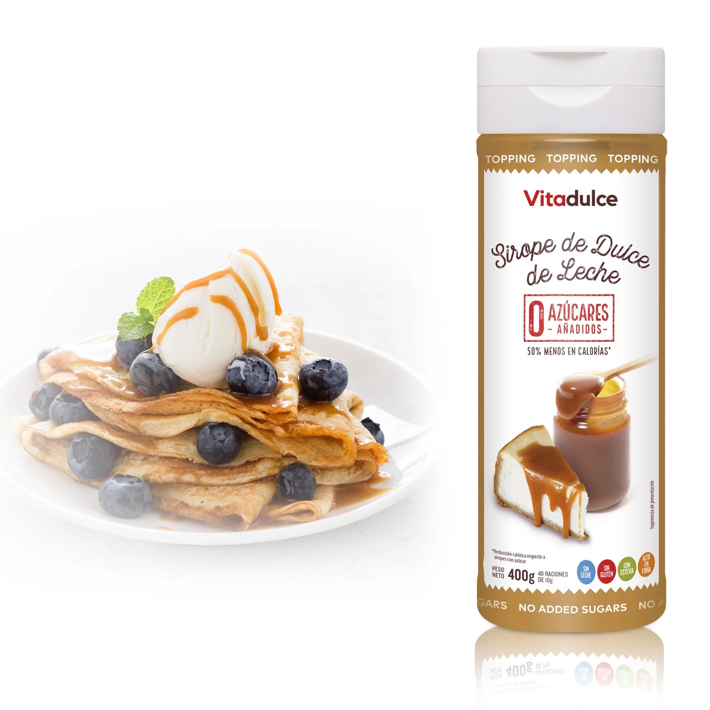 SIROPE DE DULCE DE LECHE 400 GR VITADULCE