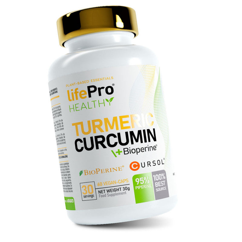 LIFE PRO TURMERIC CURCUMIN + BIOPERINE 60 VEGANCAPS