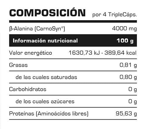 Beta Alanine 1000 - 100 Triplecaps
