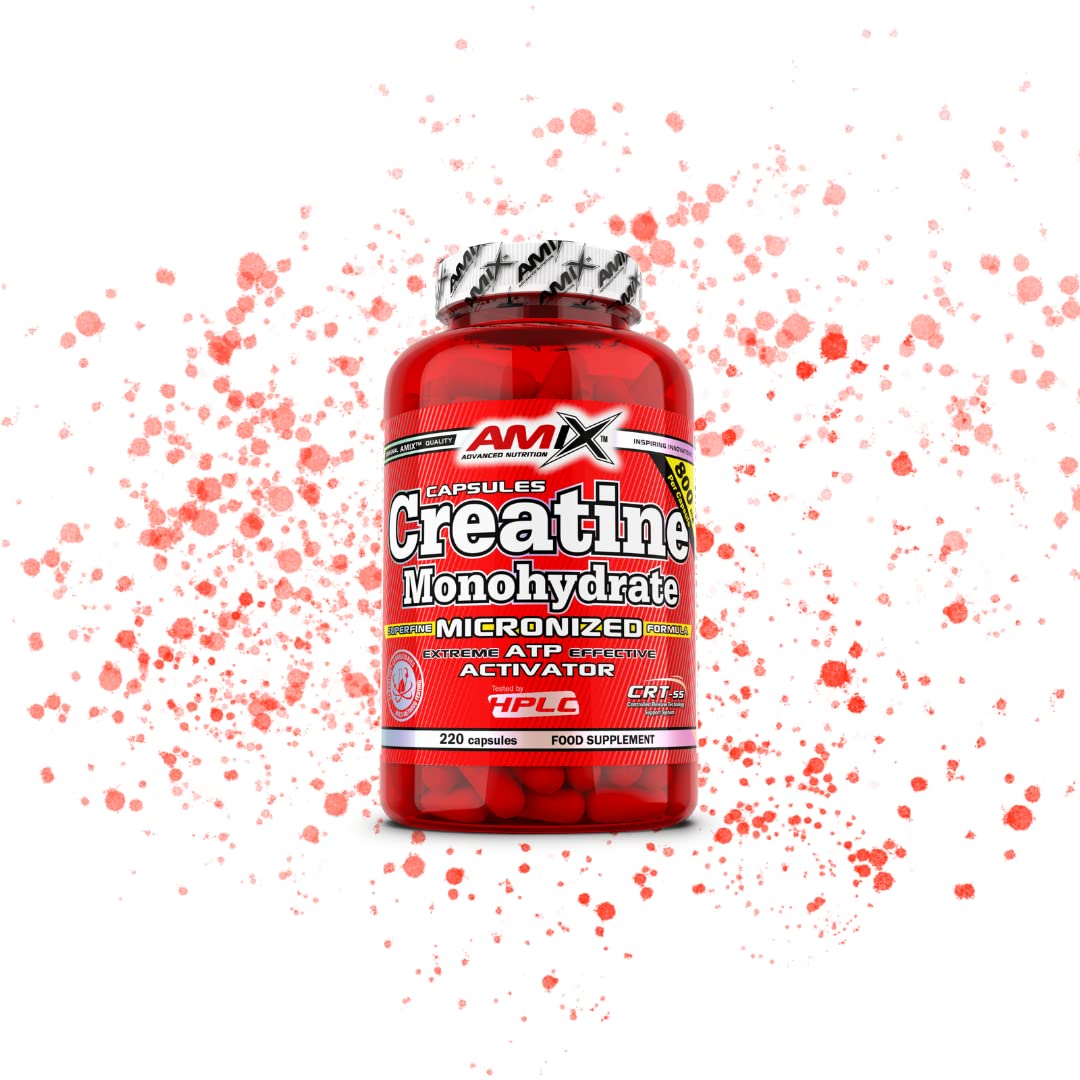 Creatine Monohydrate Micronized 220 cápsulas