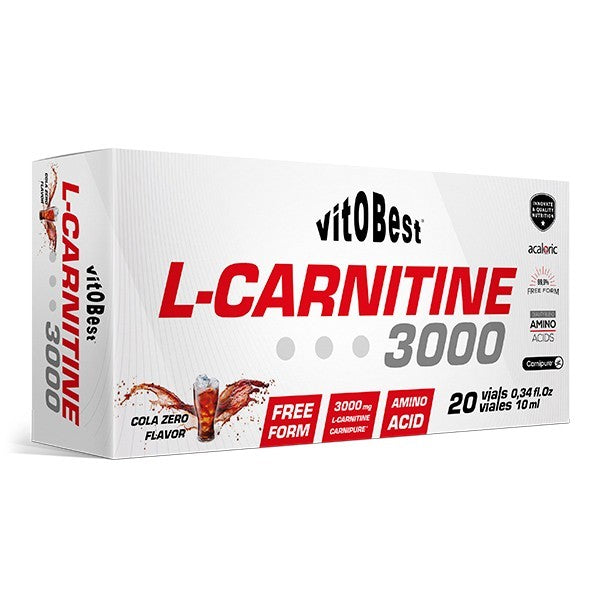 carnitina 3000 vitobest quemagrasa cola zero