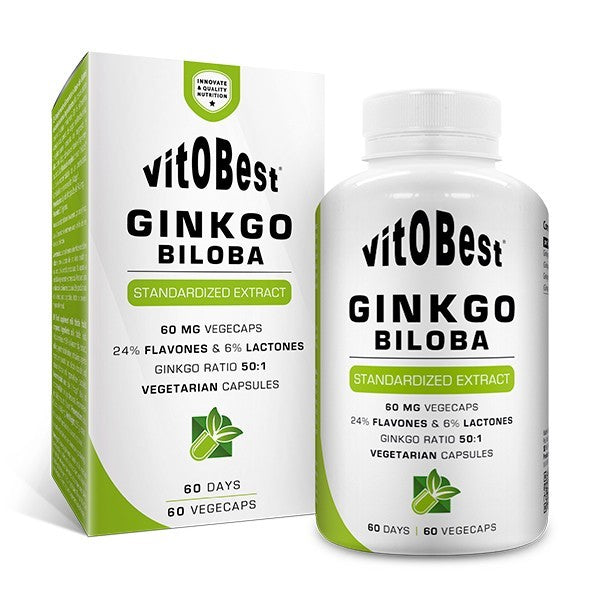 GINKO BILOBA flavonas lactonas antioxidante neuroprotector vasodilatación VITOBEST