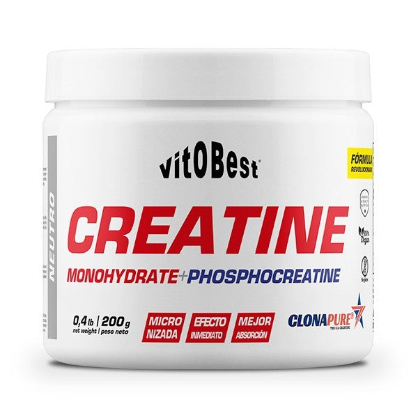 Creatina clonapure fosfocreatina monohidrato vitobest 200g