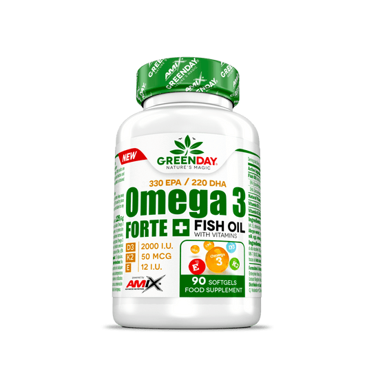 Omega 3 Forte fish oil greenday d3 k2 e vitaminas amix
