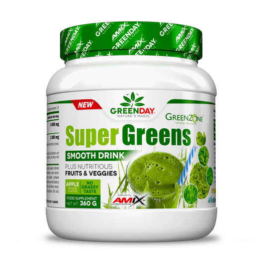 Super greens frutas y vegetales greenzone greenday amix