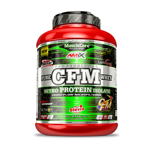 Proteína Pure CFM whey nitro isolate stevia cfm amix musclecore