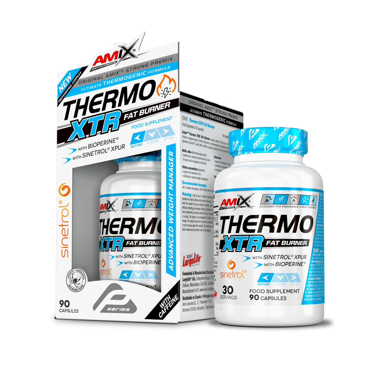 thermo xtr fat burner bioperine sinetrol xpur