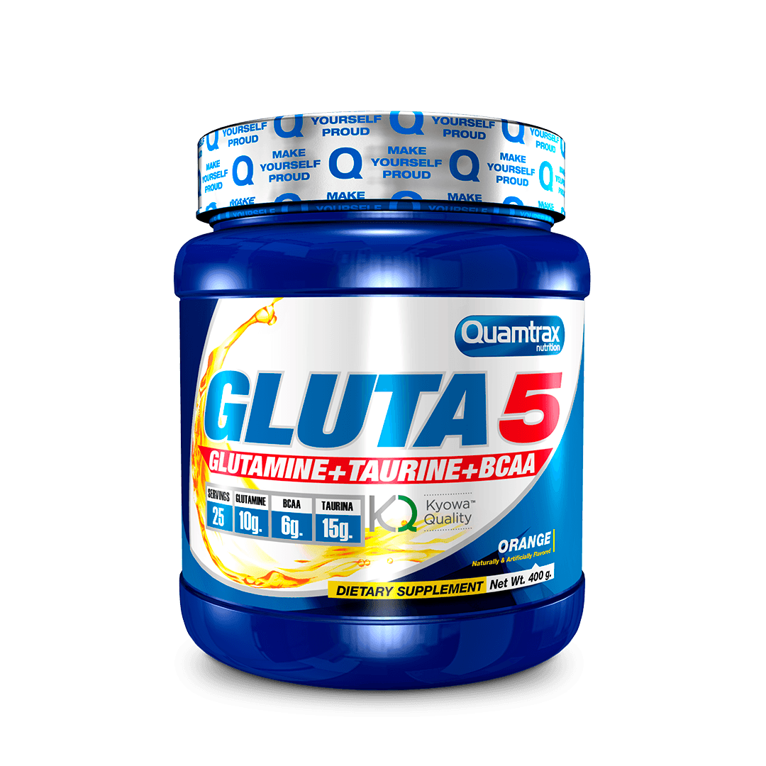 Gluta 5 glutamina taurina bcaa quamtrax