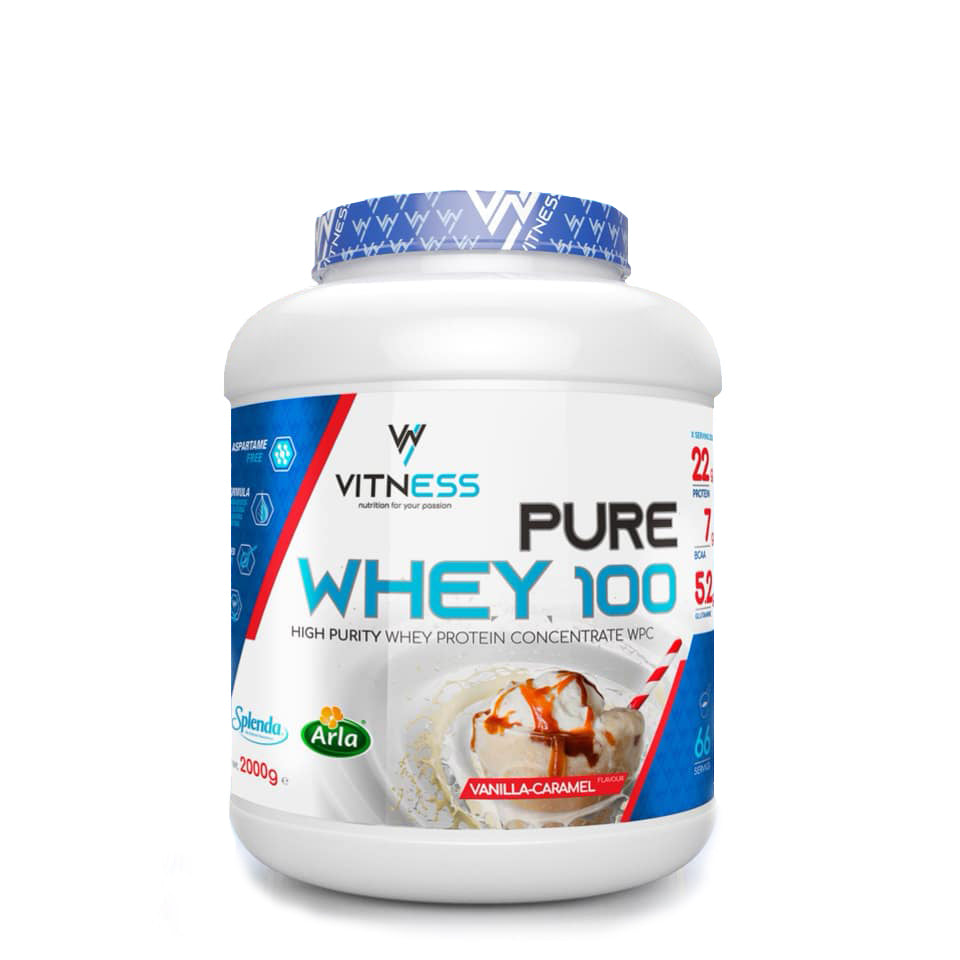 Vitness Pure Whey 100 Vainilla Caramelo