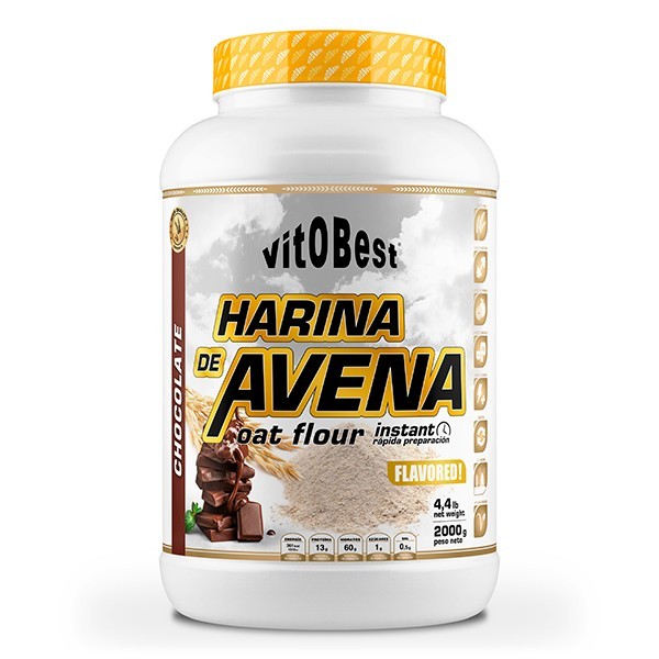 Harina avena 2kg vitobest chocolate