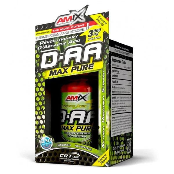 D-AA MAX PURE ácido aspártico amix testosterona