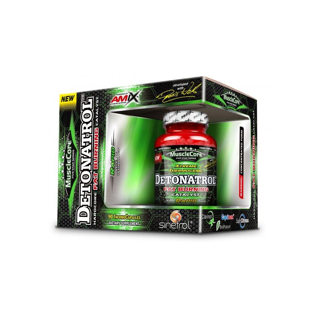 Detonatrol fat burning quemador grasa sinetrol musclecore amix