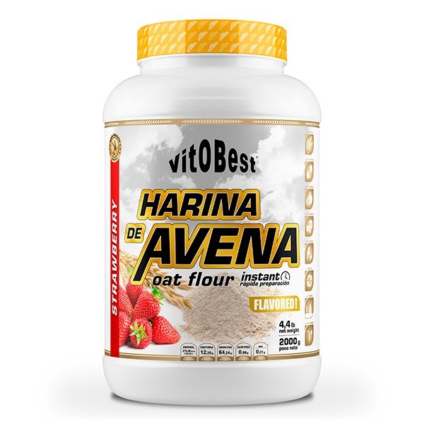 Harina avena 2kg vitobest fresa