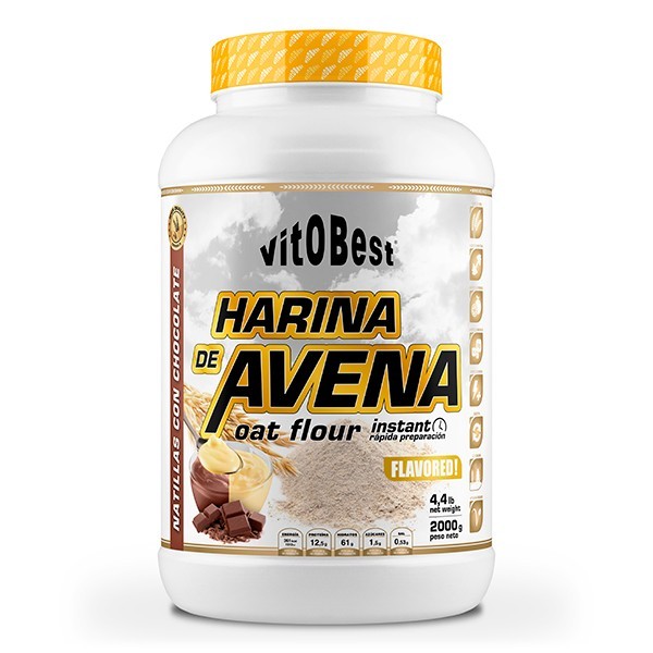 Harina avena 2kg natillas chocolate vitobest