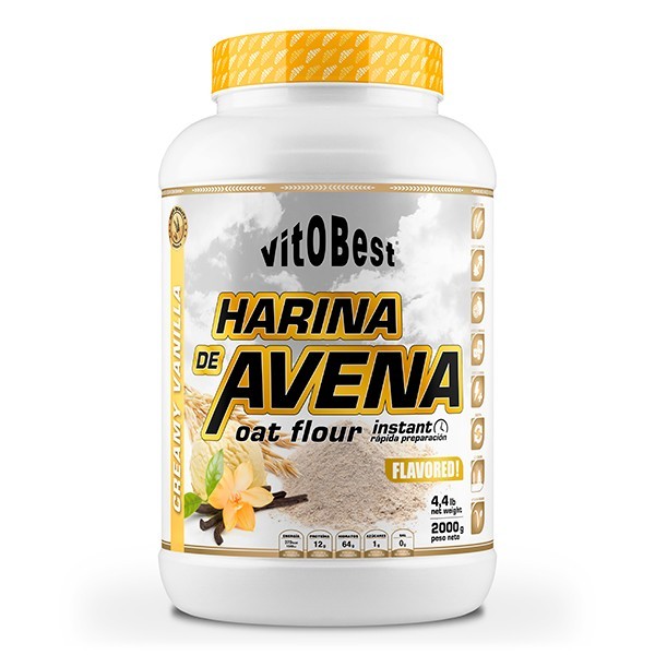 Harina avena vitobest 2kg vainilla