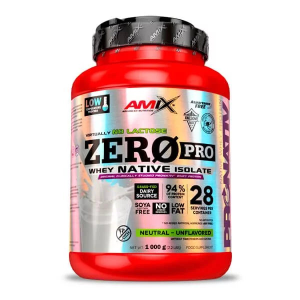 ZeroPro whey native isolate no lactosa amix pronativ