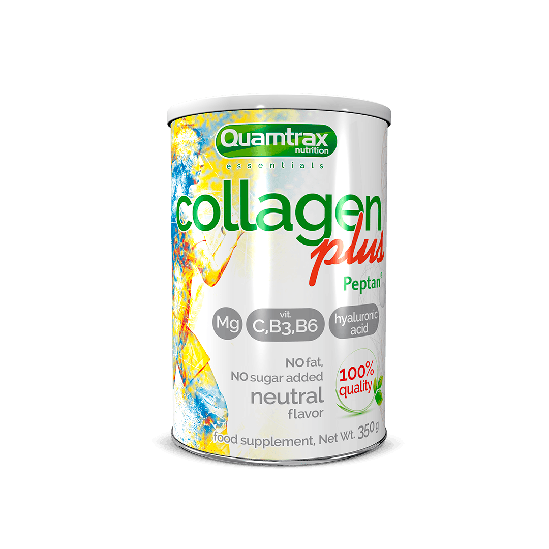 Collagen plus quamtrax colágeno 350g ácido hialurónico