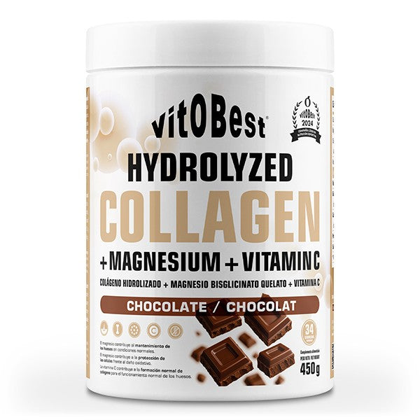 Colágeno hidrolizado, magnesio y vitamina C