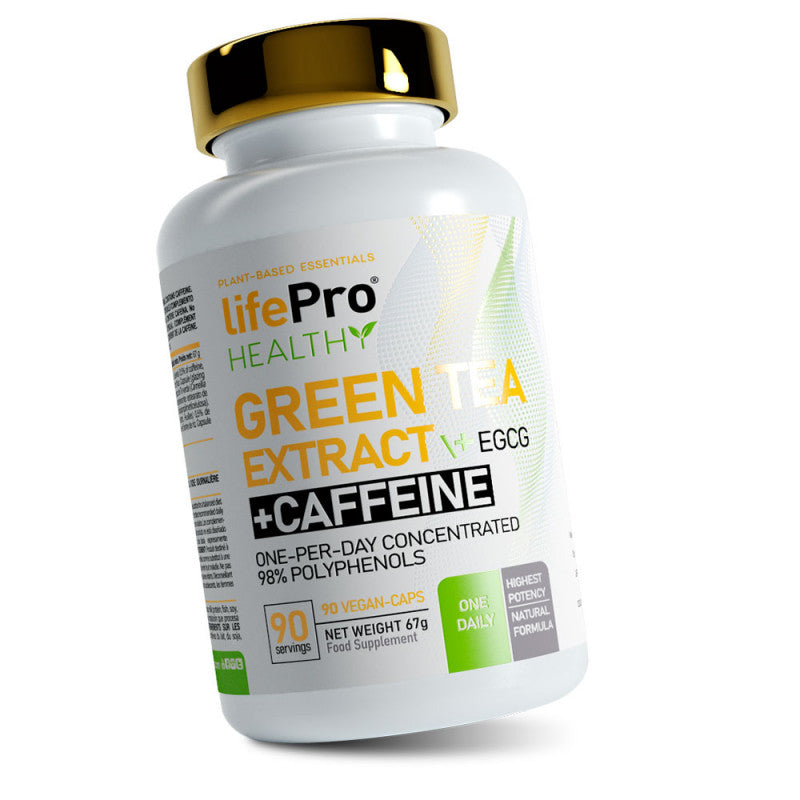 Life Pro Green Tea + Egcg + Caffeine 90 Vegancaps 98% Polyphenols