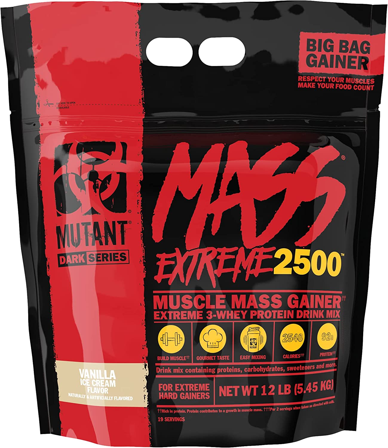 Mutant Mass EXTREME 2500 (12lbs) 5450g
