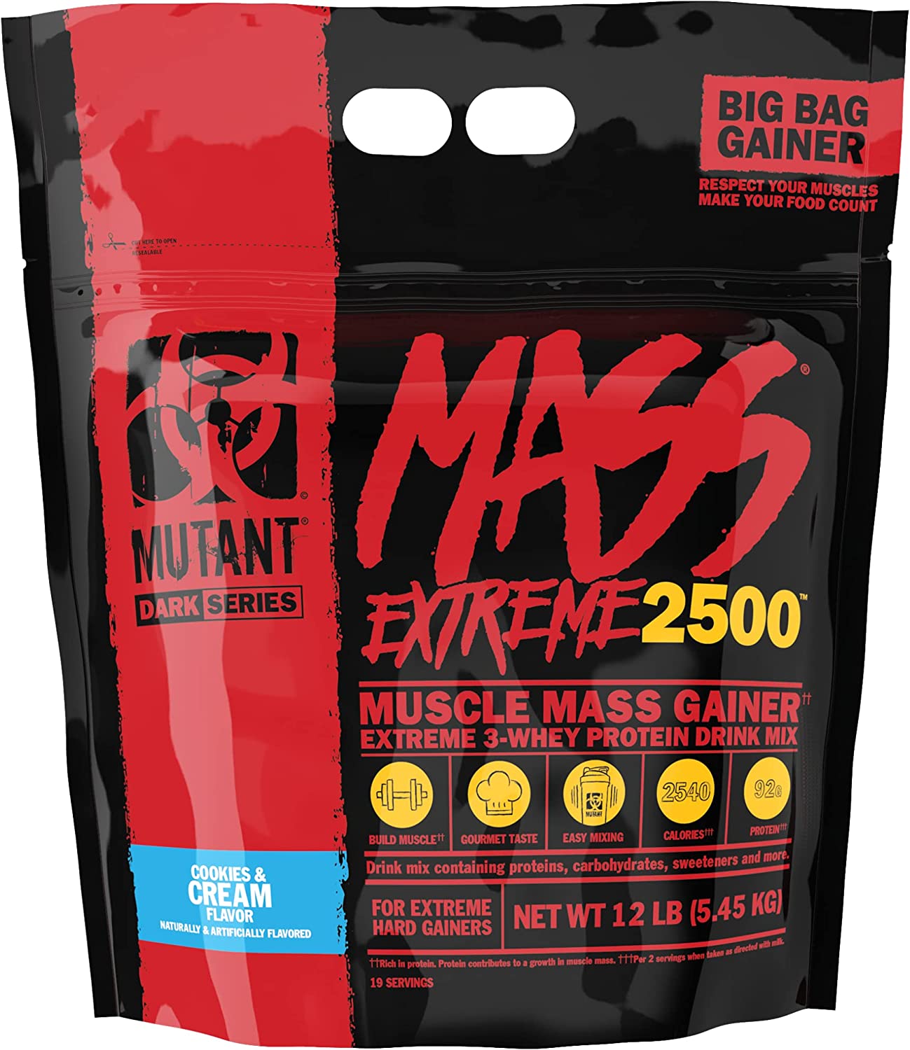 Mutant Mass EXTREME 2500 (12lbs) 5450g