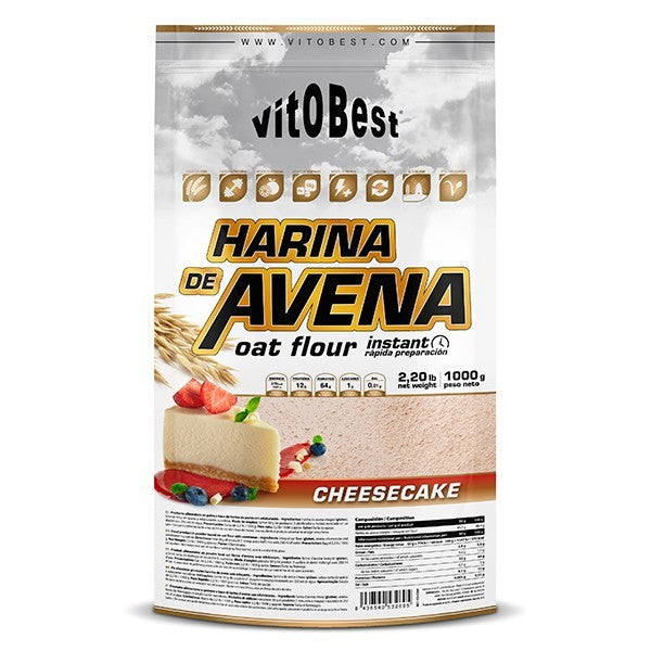 Harina avena tarta queso vitobest
