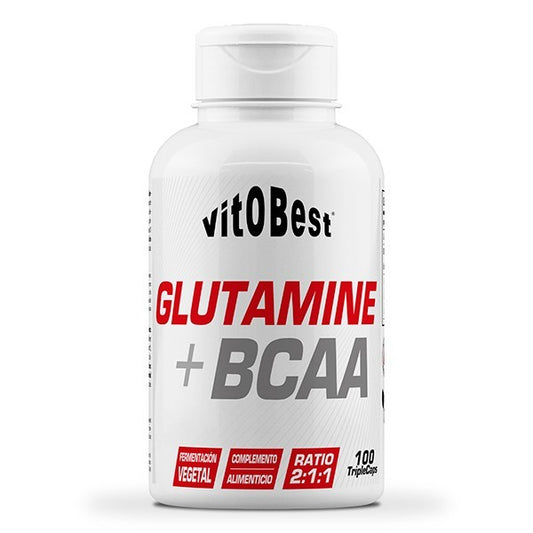 GLUTAMINE + BCAA 100 TripleCaps DE 1000 Mgs.