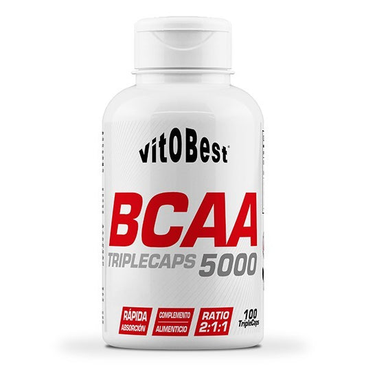 Bcaa triplecaps 5000 vitobest aminoácidos