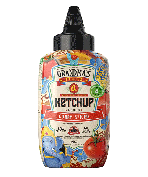 GRANDMAS KETCHUP CURRY SPICED MAX PROTEIN 