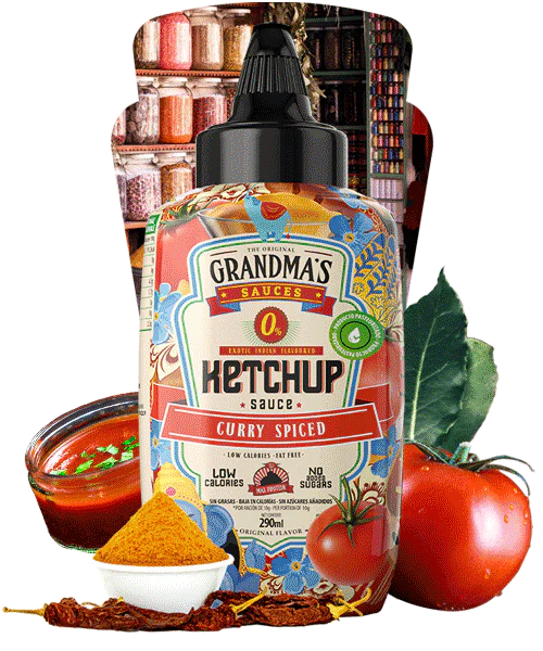 GRANDMAS KETCHUP CURRY SPICED MAX PROTEIN 