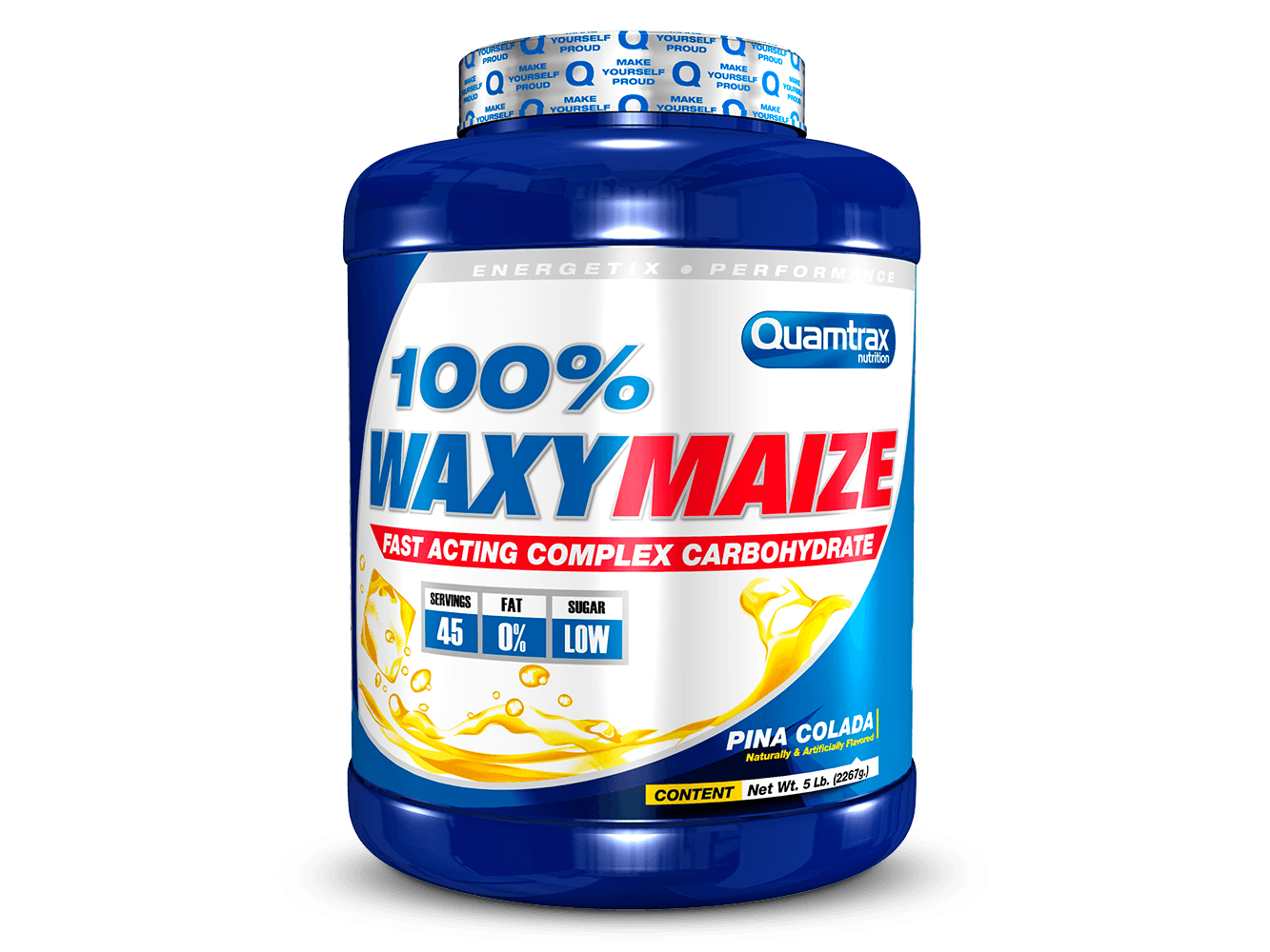 Waxy Maize Quamtrax 5lb 2267g Piña Colada