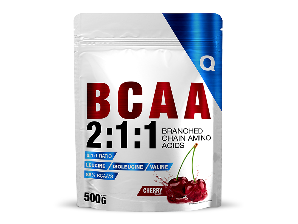 BCAA 2:1:1 aminoácidos quamtrax cherry cereza