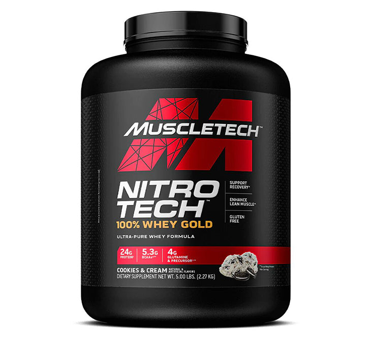 Nitro Tech Whey Gold ultra pure muscletech 2.27kg
