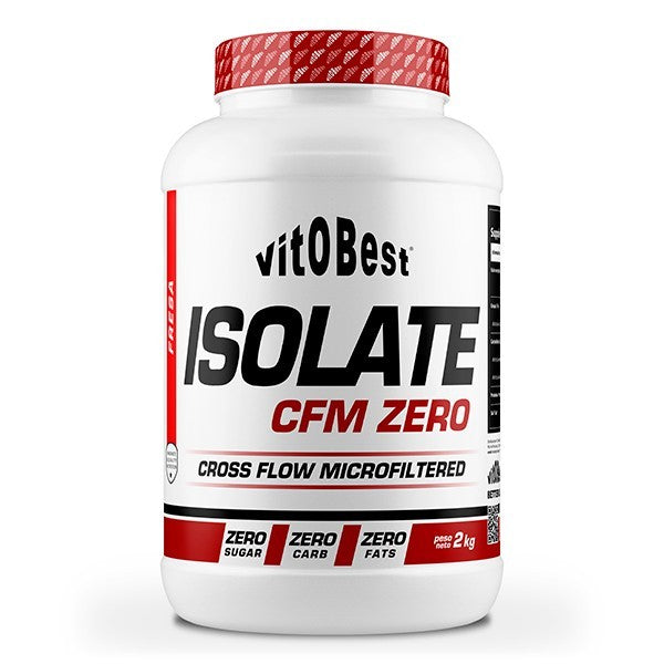 Isolate cfm zero vitobest 11kg proteína FRESA
