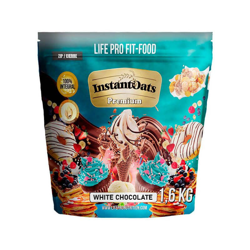 Instant Oats Premium Life Pro fit food chocolate blanco