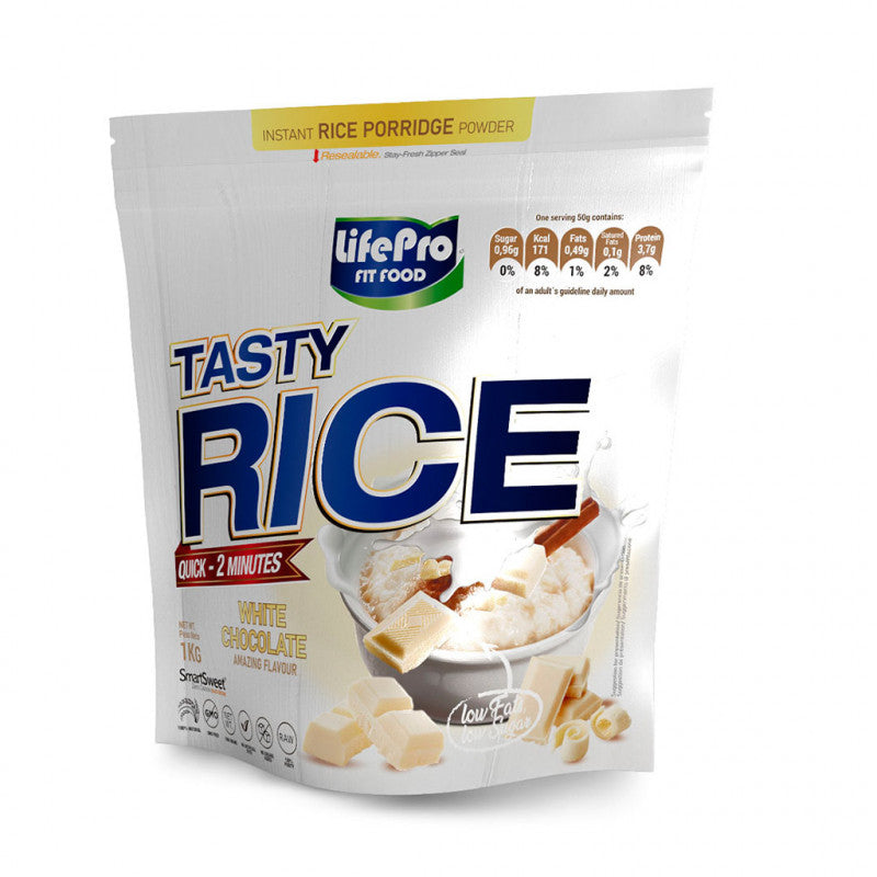 Life pro tasty rice crema arroz 1kg chocolate blanco