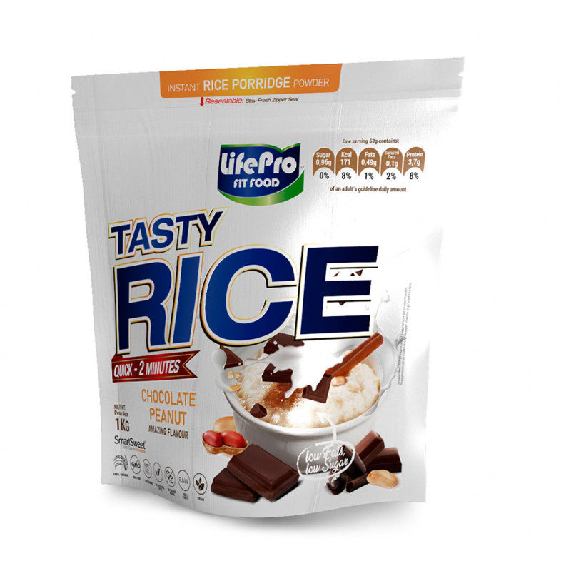 Life pro tasty rice crema arroz 1kg chocolate cacahuete