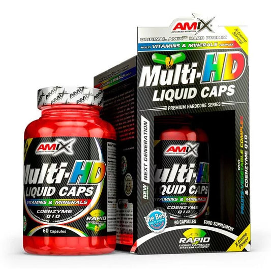 Multi HD vitaminas minerales amix liquid caps enzyma q10