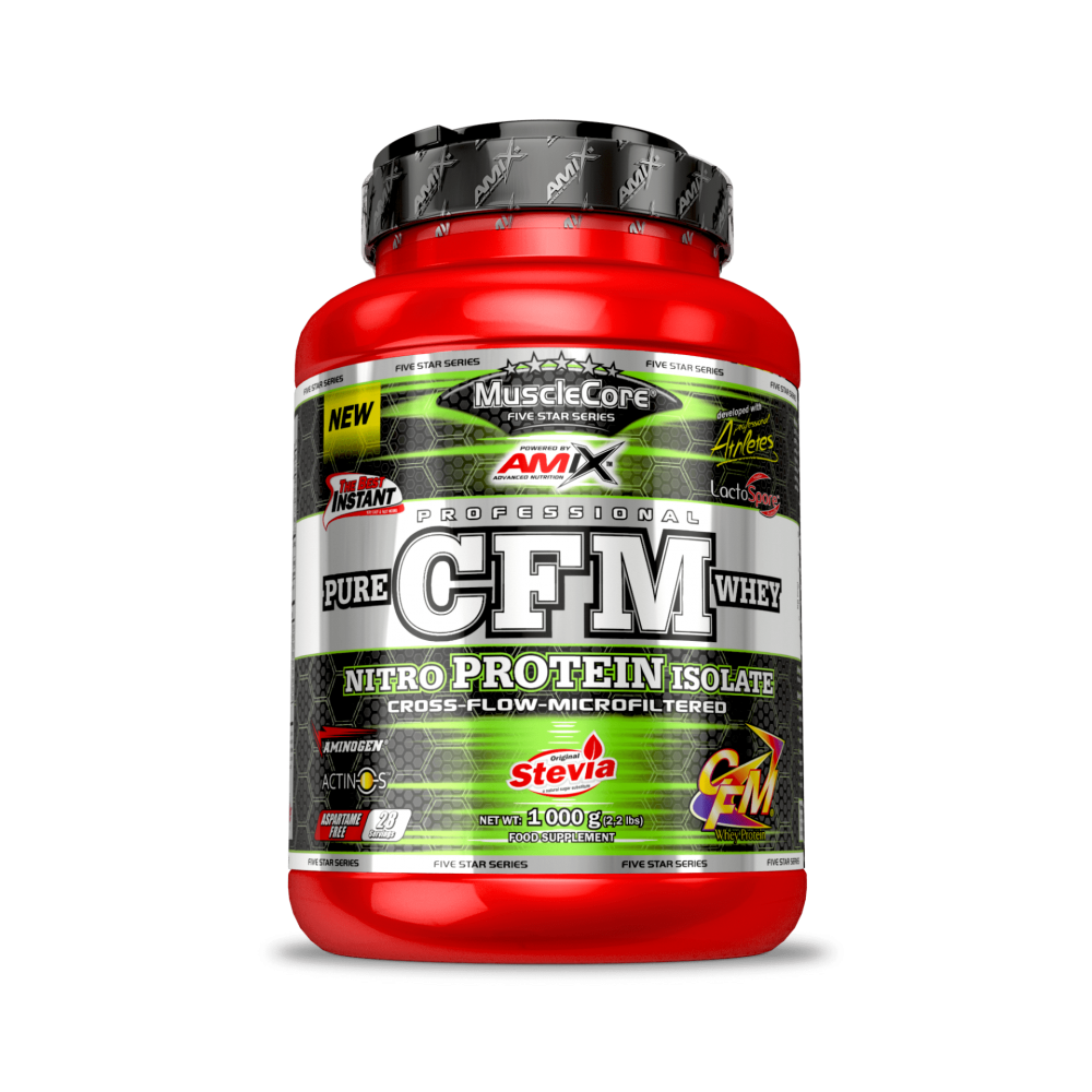 Proteína Pure CFM whey nitro isolate stevia cfm amix musclecore